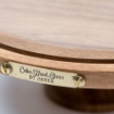 Picture of Cake Stand - Amazon Acacia wood with glass dome
