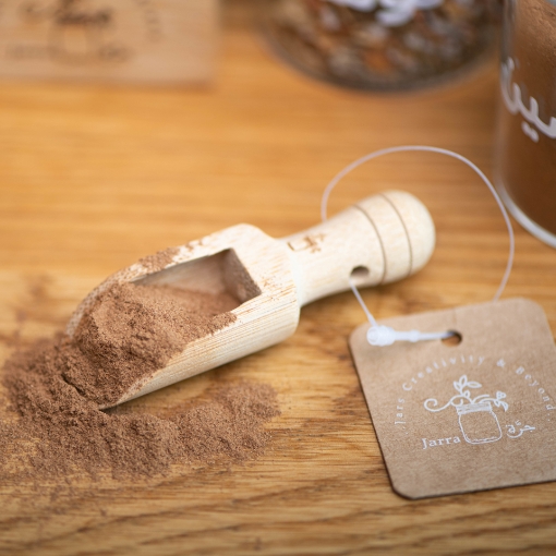 Picture of Bamboo scoop for spices 6 pieces - Natural Wood
