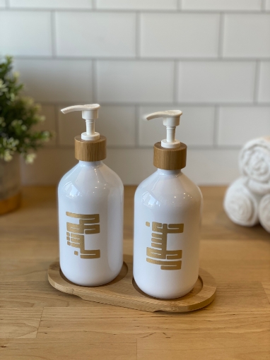 Picture of Soap and Lotion Dispensers 500 ml Curved  - White