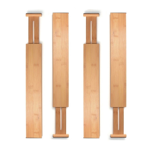 Picture of Expandable Wooden drawer divider - White