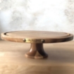 Picture of Cake Stand - Amazon Acacia wood without glass dome