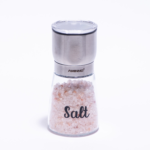 Picture of Spice Grinder Ceramic 170 ml Glass Jar - Silver -SH1