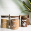 Picture of Airtight Jar 450 ml with spoon - Dark Brown lid