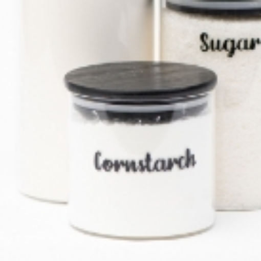 Picture of Airtight Glass jar  450 ml  ( 10 * 10 ) -Black lid