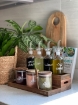Picture of Oil & Condement set with Acacia Wood stand