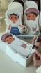 Picture of Gergian Set (pack of 12) - 3 Colors  -With White Trayطقم قرقيعان مع صينية أولاد وبنات -