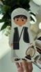 Picture of Gergian Set (pack of 12) - 3 Colors  -With White Trayطقم قرقيعان مع صينية أولاد وبنات -